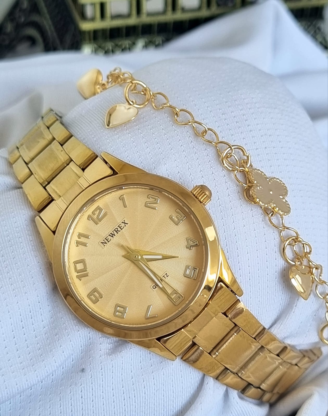 Relógio Newrex Feminino Dourado W1692LK6