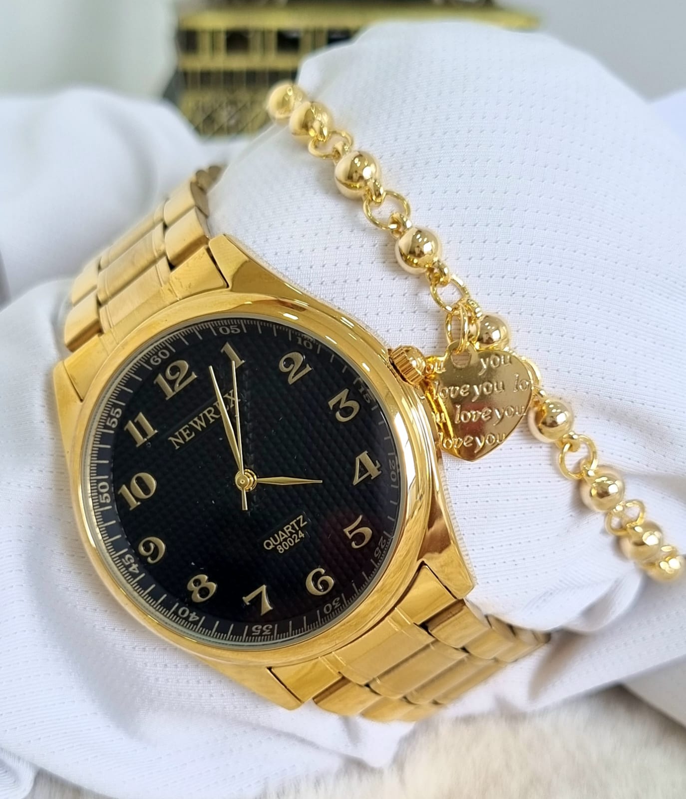 Relógio Newrex Feminino Dourado W1694G