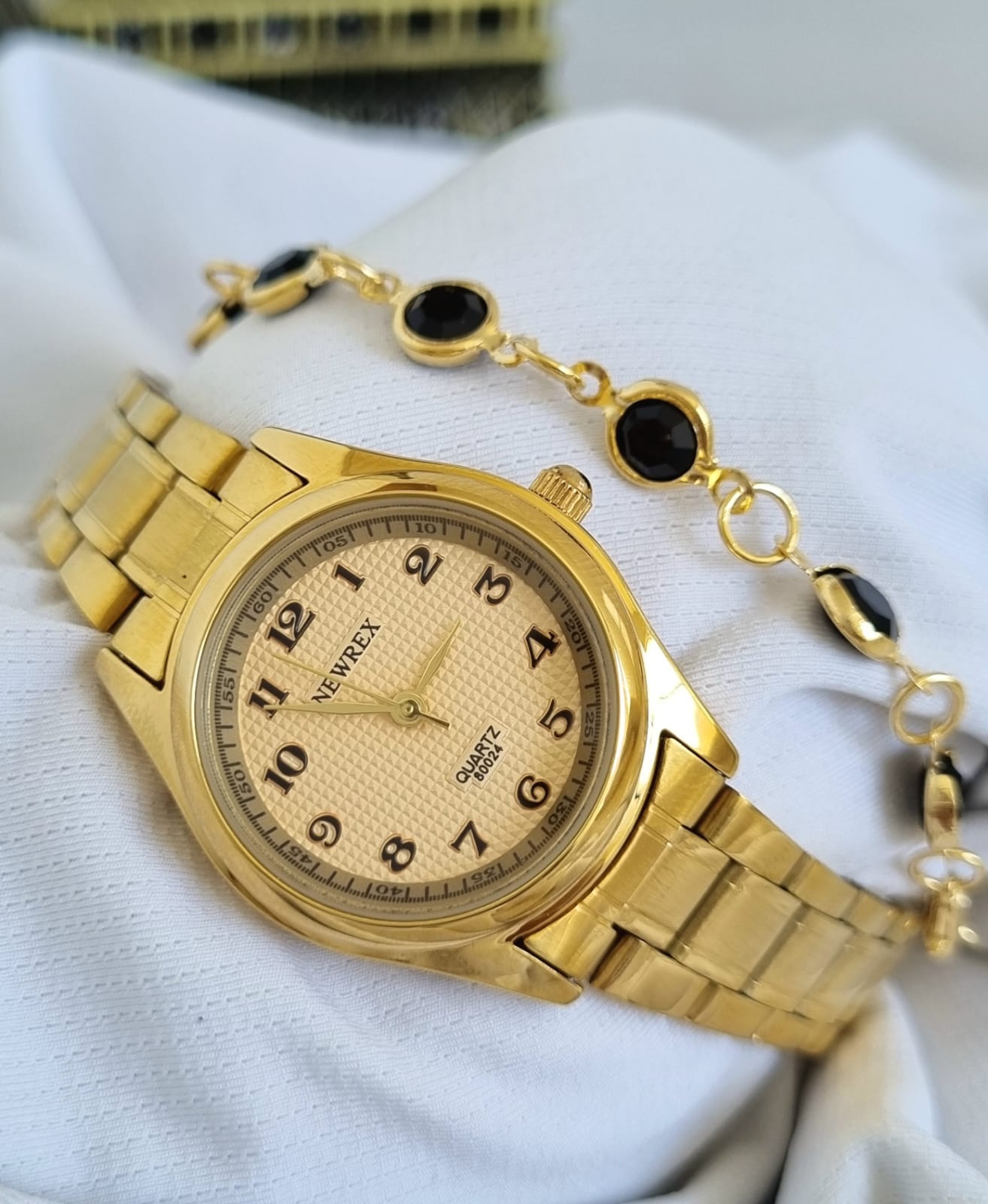 Relógio Newrex Feminino Dourado W1694l