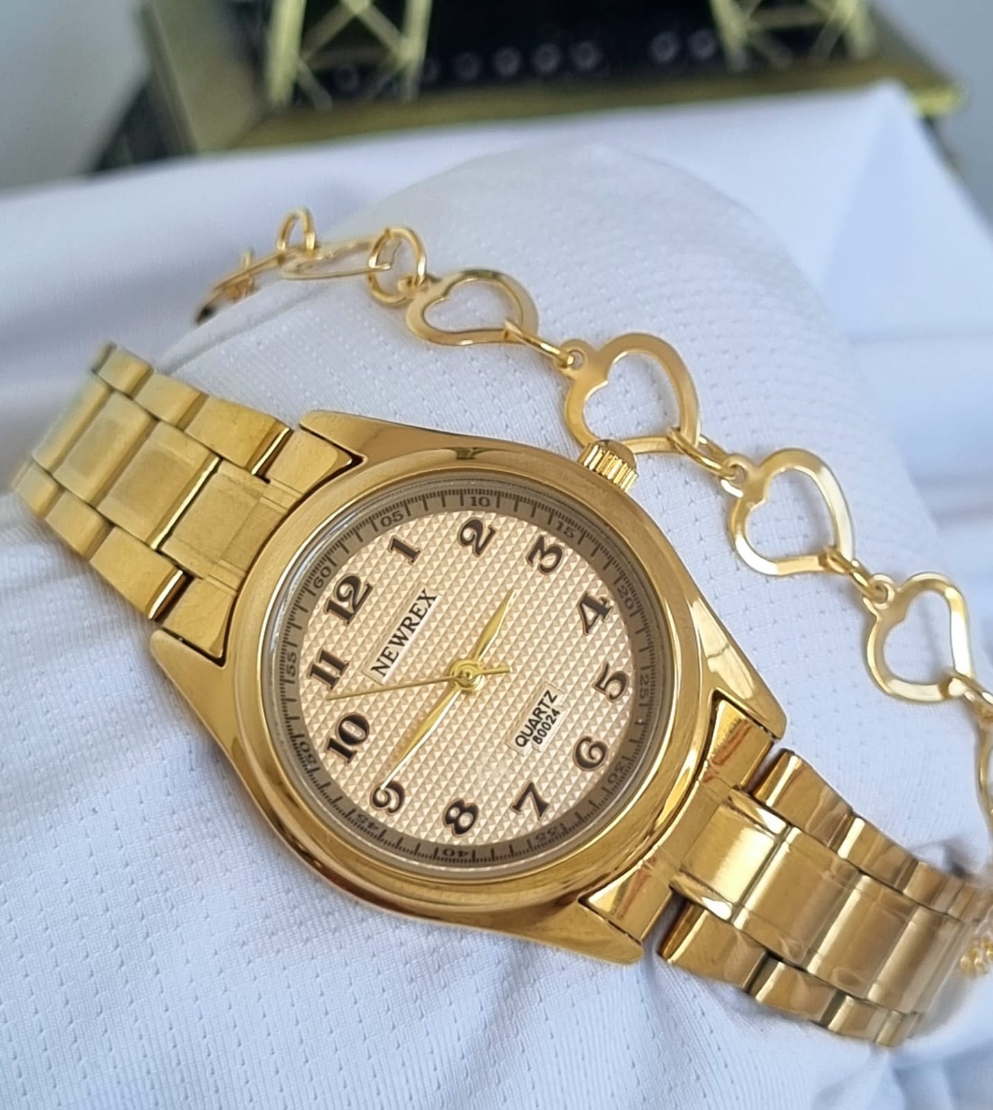 Relógio Newrex Feminino Dourado W1694lDK2