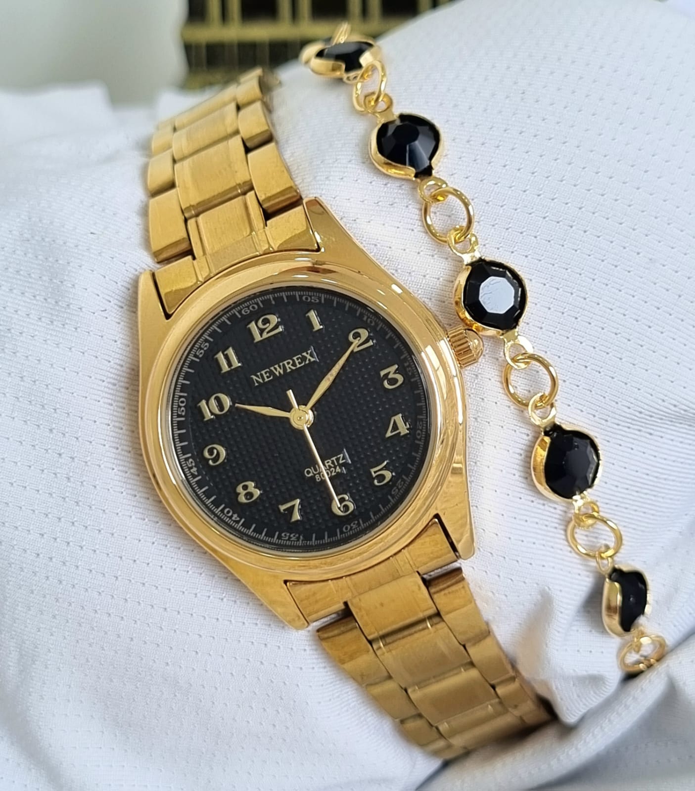 Relógio Newrex Feminino Dourado W1694lP