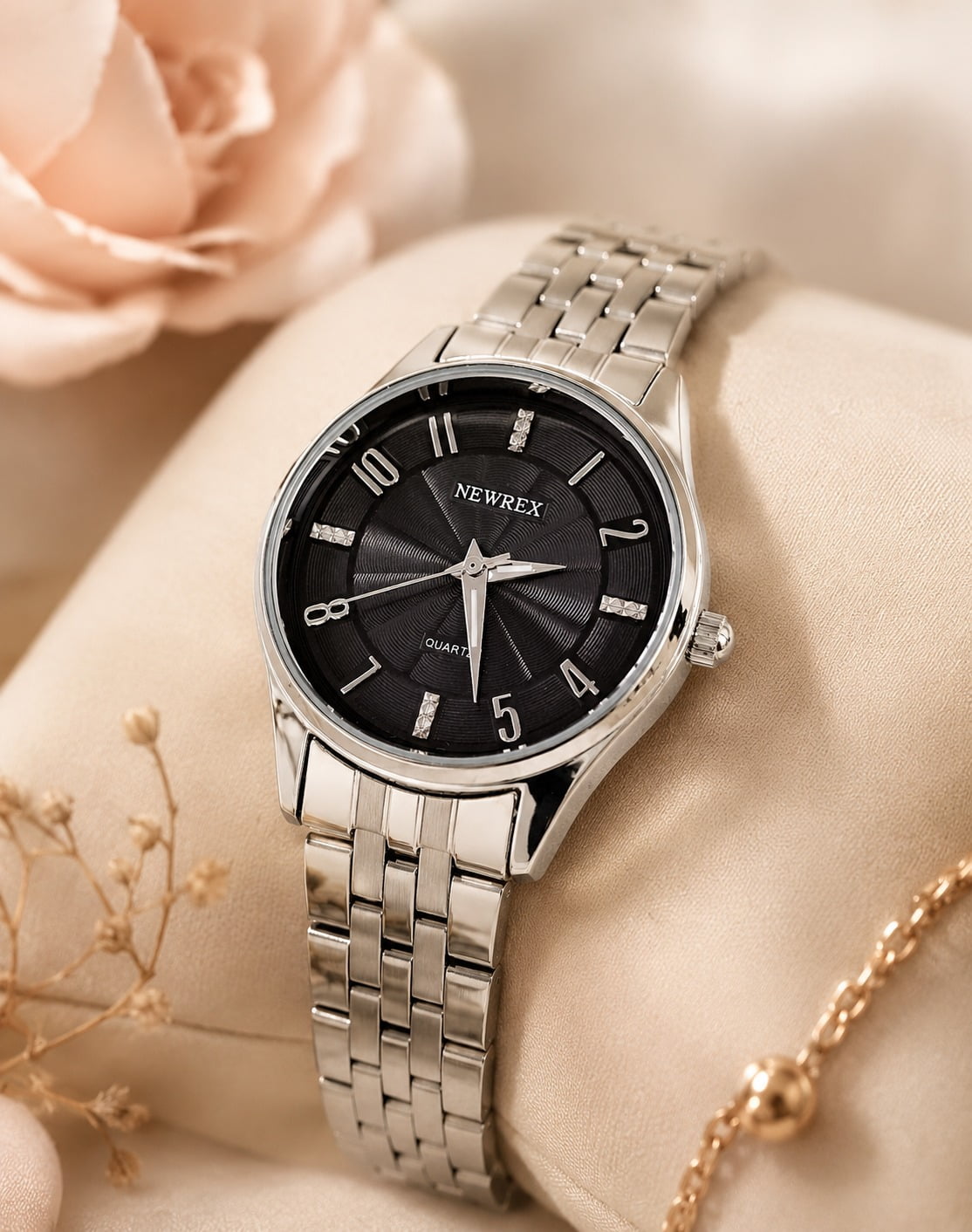 Relógio Newrex Feminino Prata W4517L