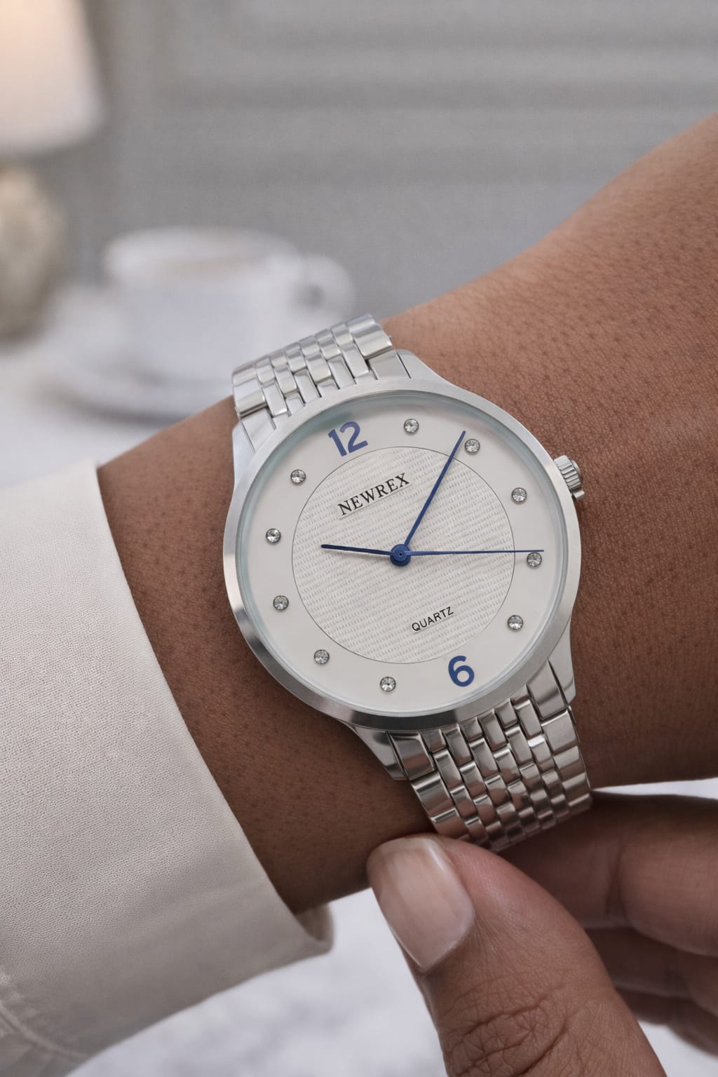 Relógio Newrex Feminino Prata W4518PPA