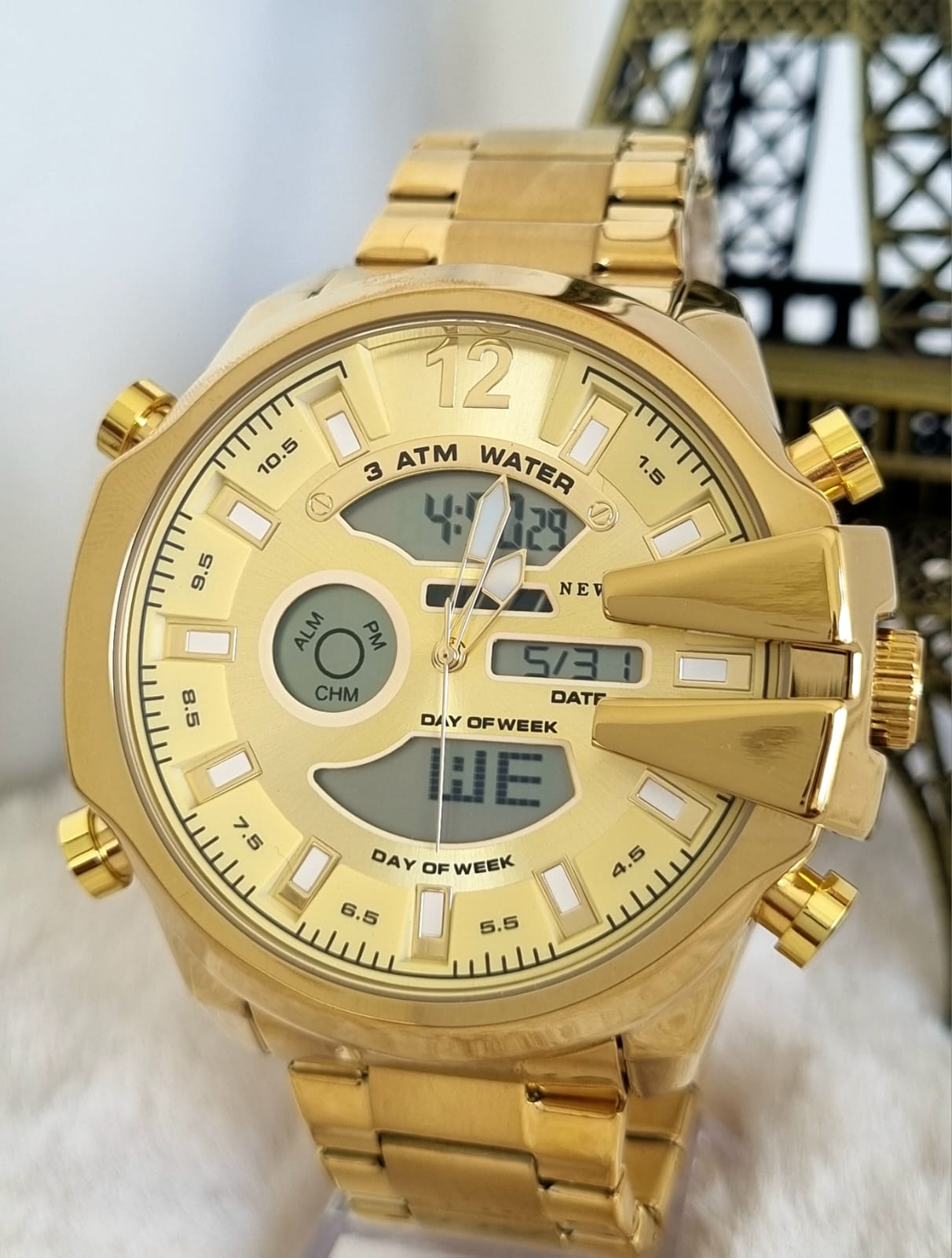Relógio Newrex Maculilno Anadigi KT1183