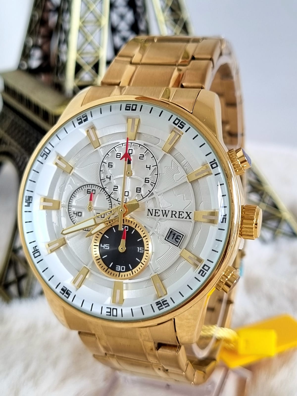 Relógio Newrex Maculilno Cronógrafo JR3031DB