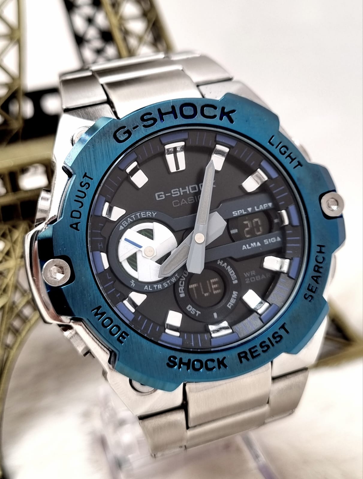 Relógio Masculino Prata AnaDigi Casio