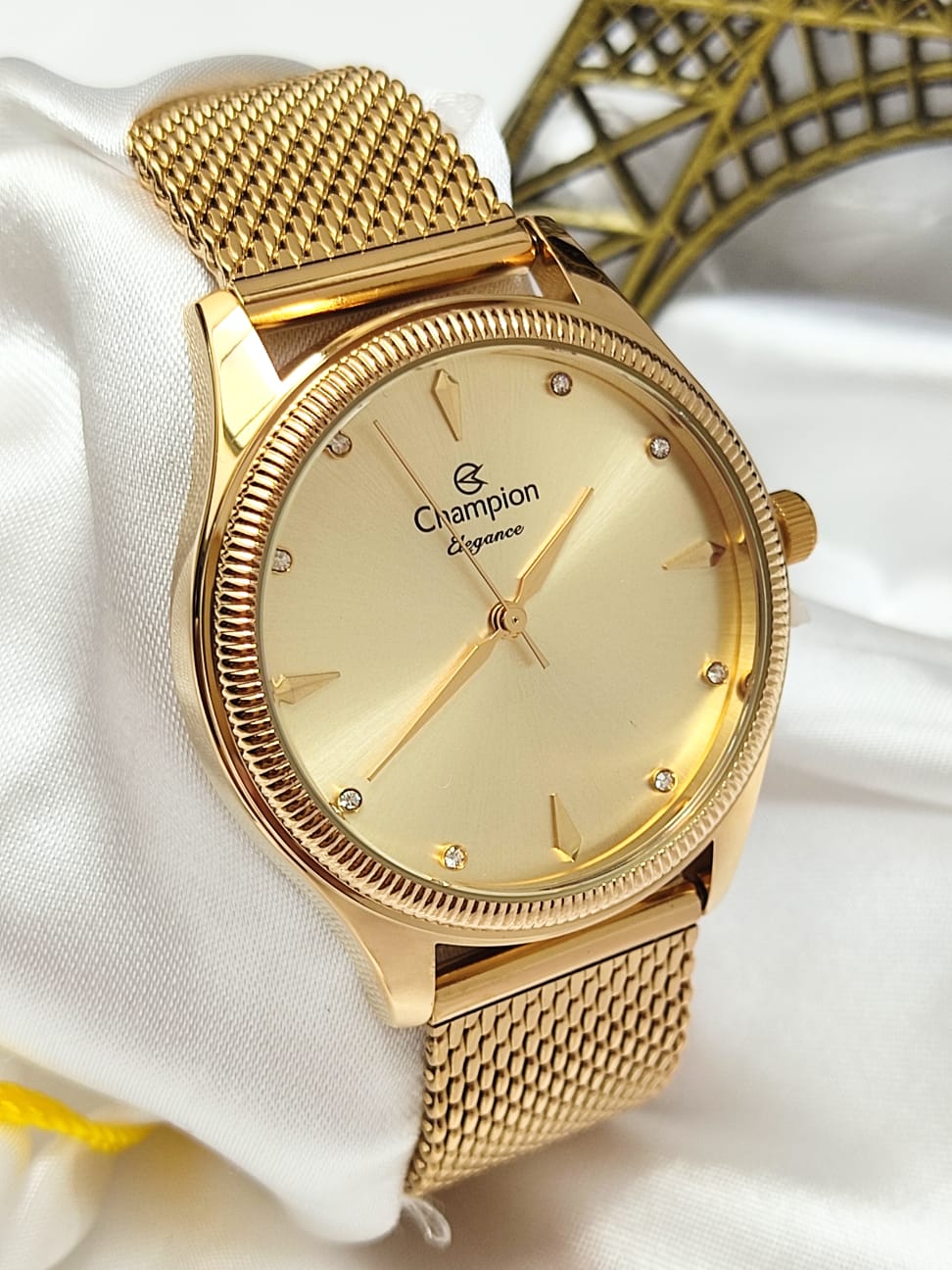 Relógio Champion Feminino Dourado
