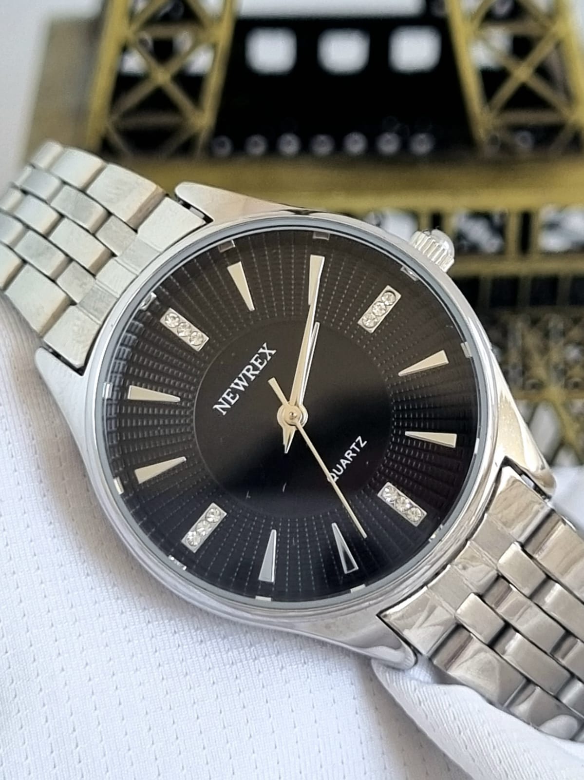 Relógio Feminino Dourado Newrex W4950LP