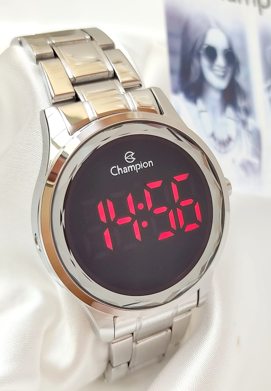 Relógio Champion Digital Feminino CH48019T