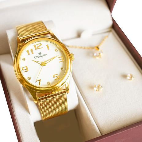 Relógio Champion Dourado Feminino CN29007W