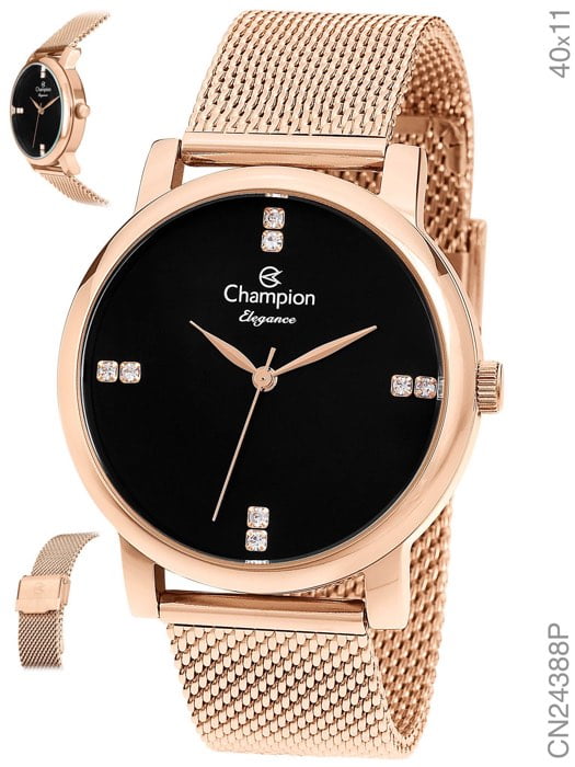Relógio Champion Feminino Rosê CN24388P