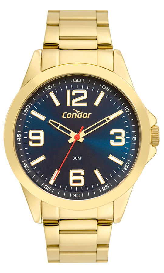 Relógio Condor Masculino Dourado Analógico COPC21JEJ/K4A