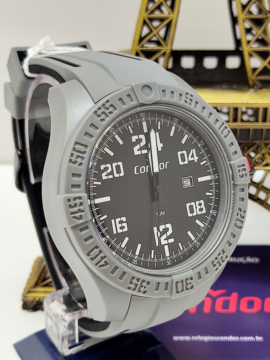 Relógio Condor Masculino Silicone CO2115KXF/6C