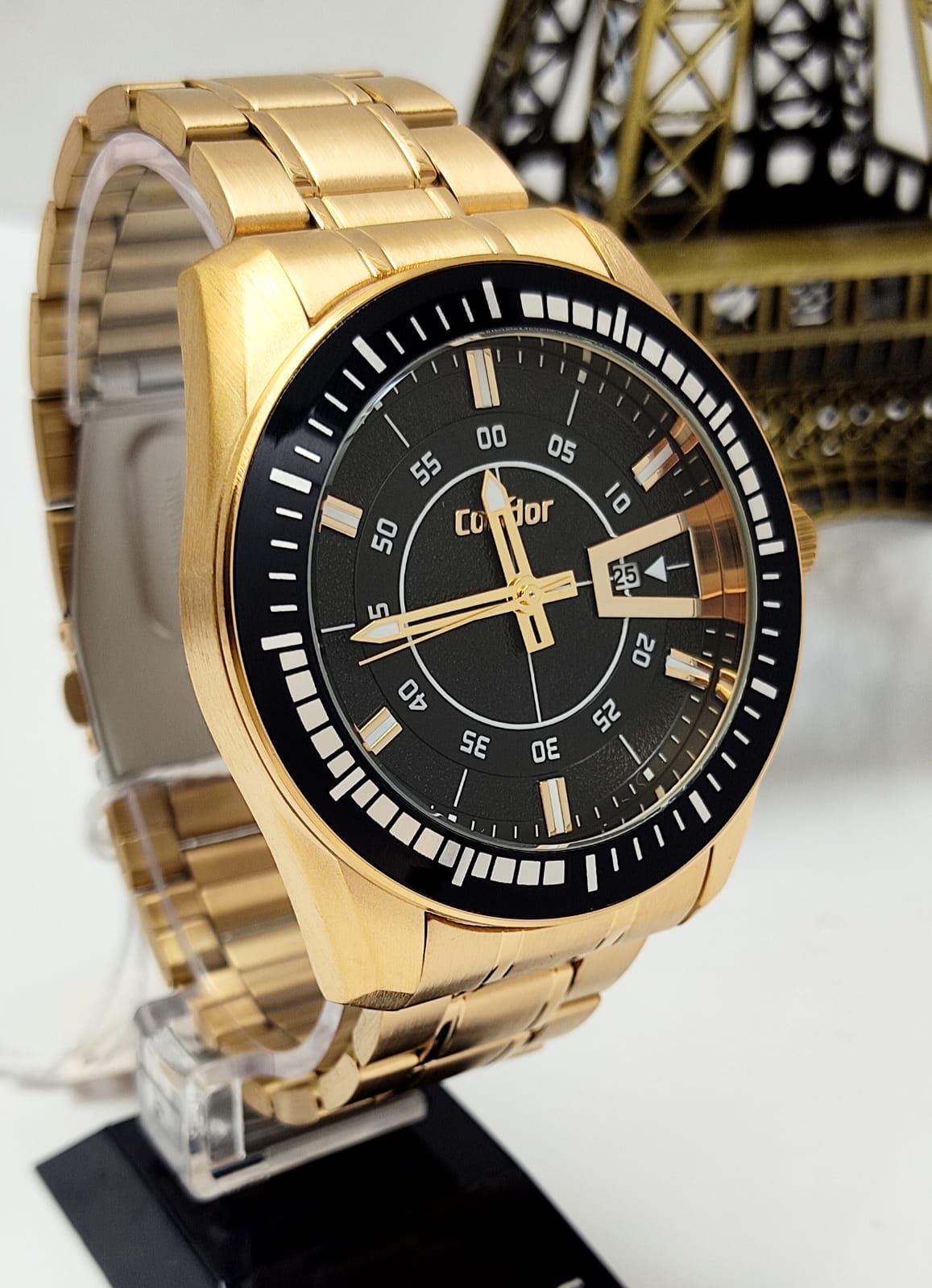 Relógio Condor Masculino Speed Dourado - COPC32CI/4P
