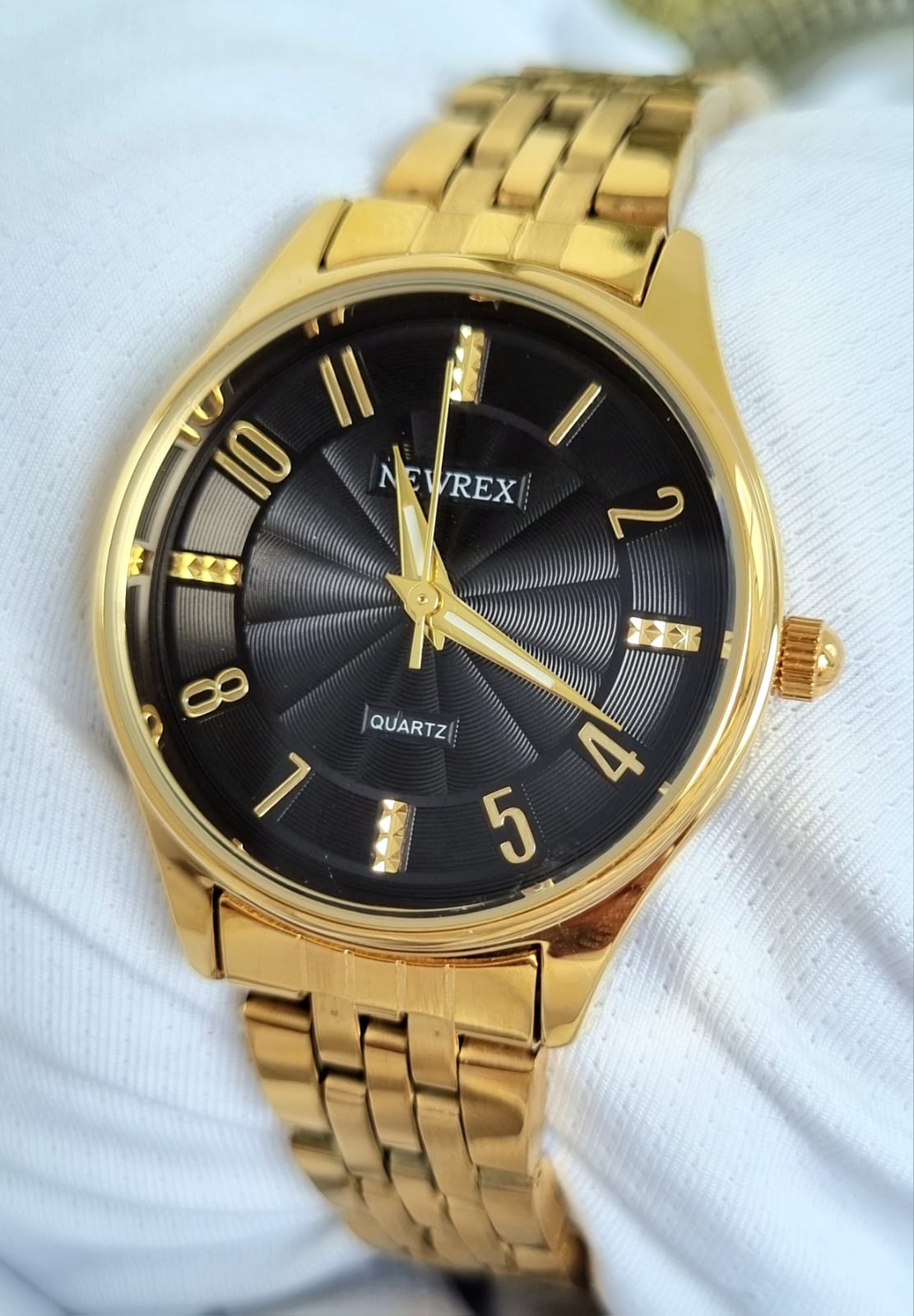 Relógio Feminino Dourado Newrex W4950LN