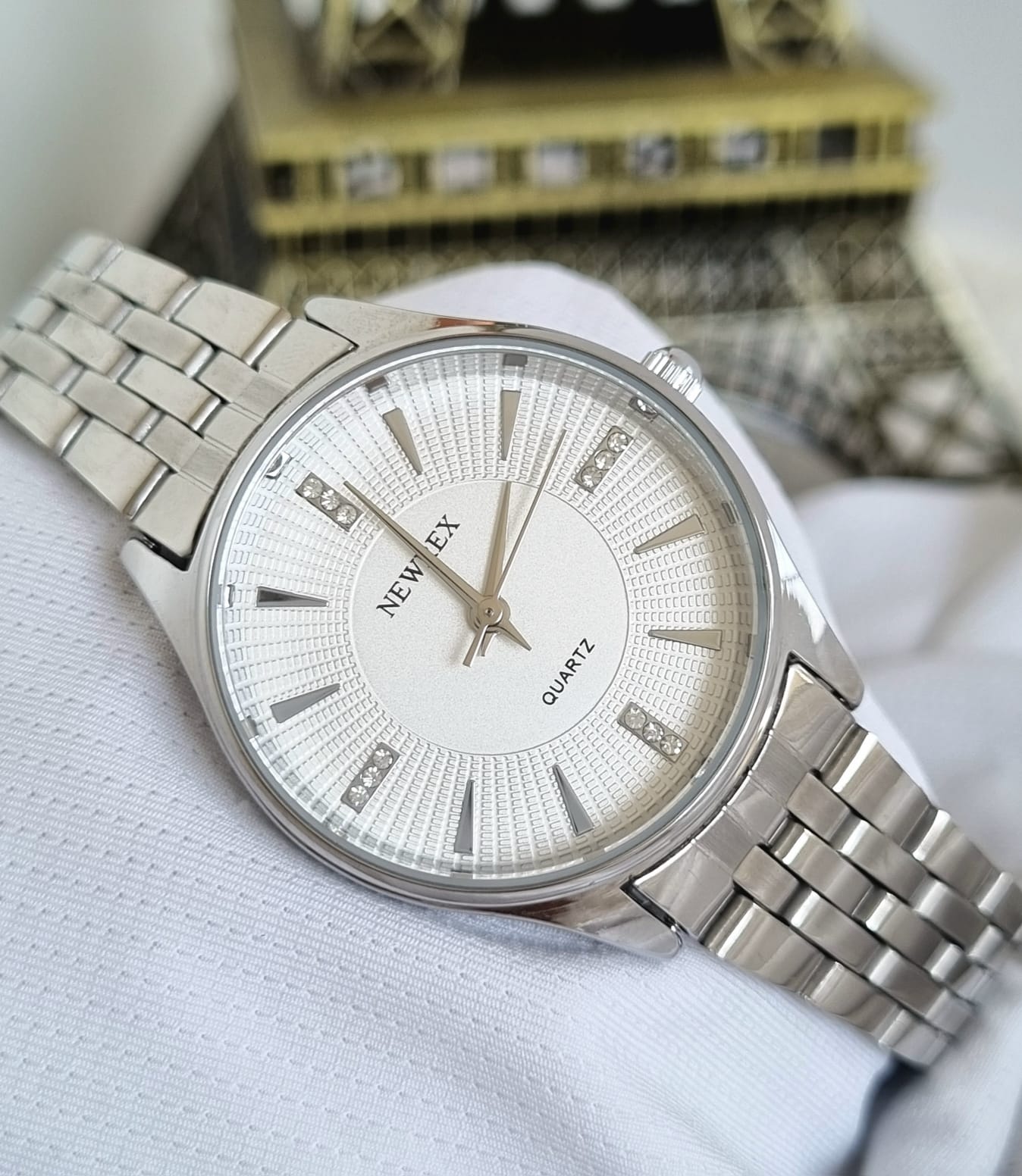 Relógio Feminino Dourado Newrex W4950LPP