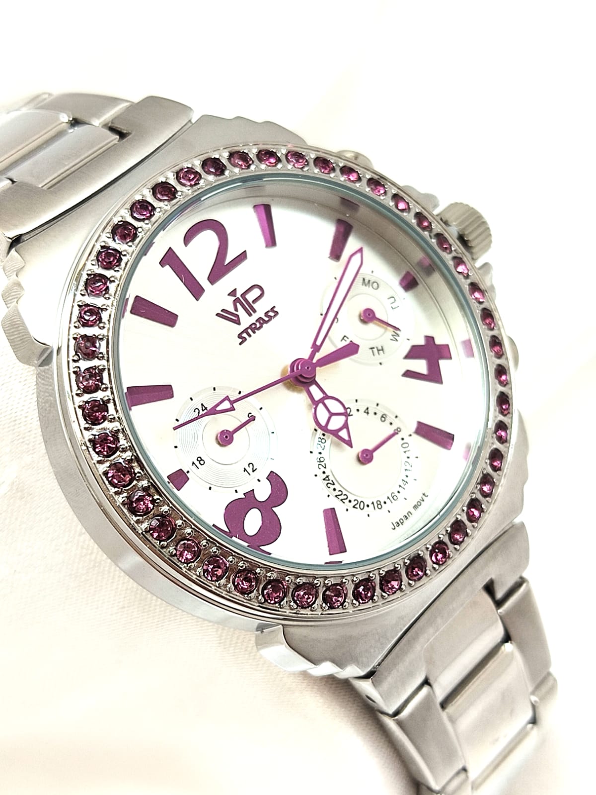 Relógio Feminino Prata Cronógrafo MM3303