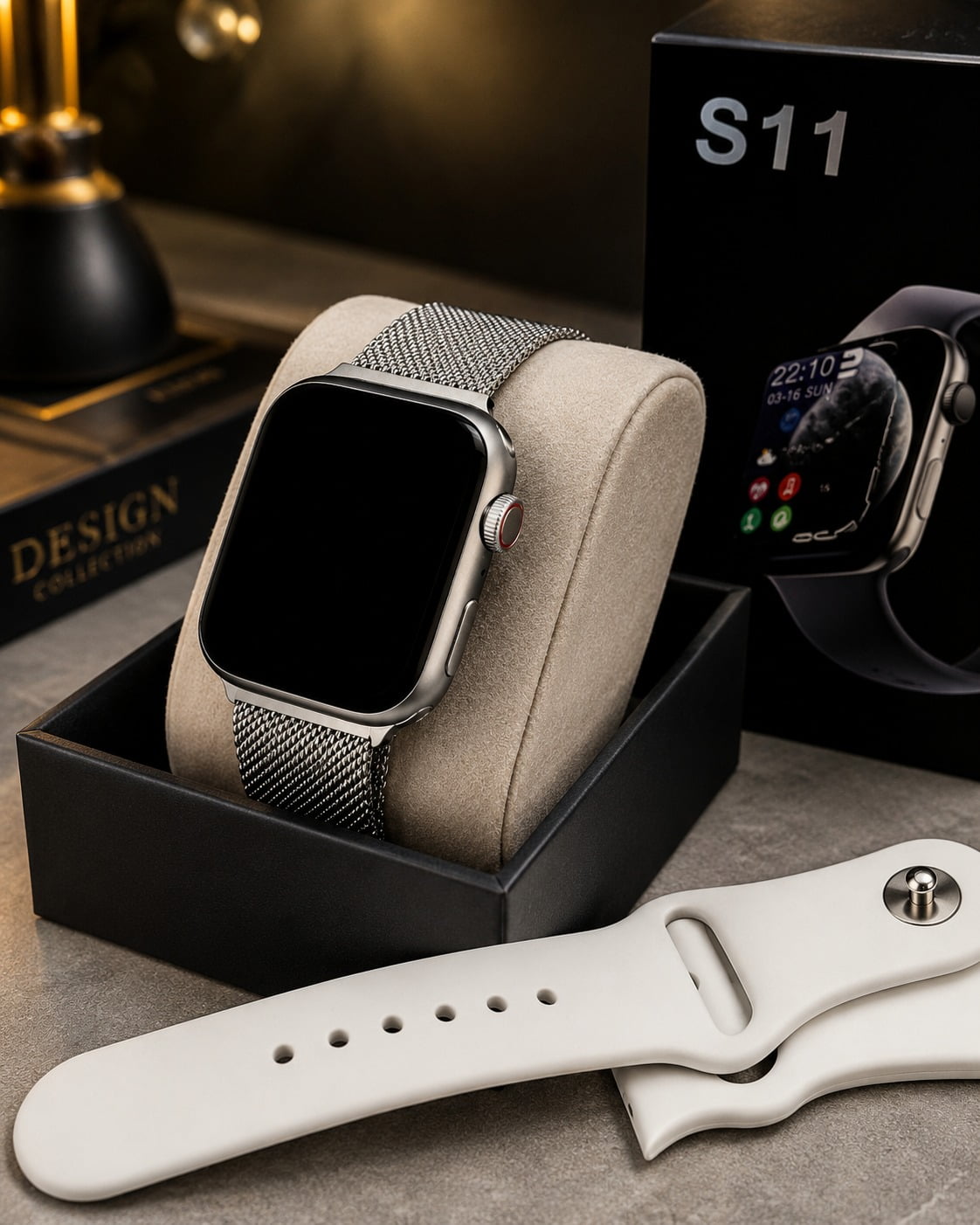 Relógio Smartwatch S11 Prata Microwear