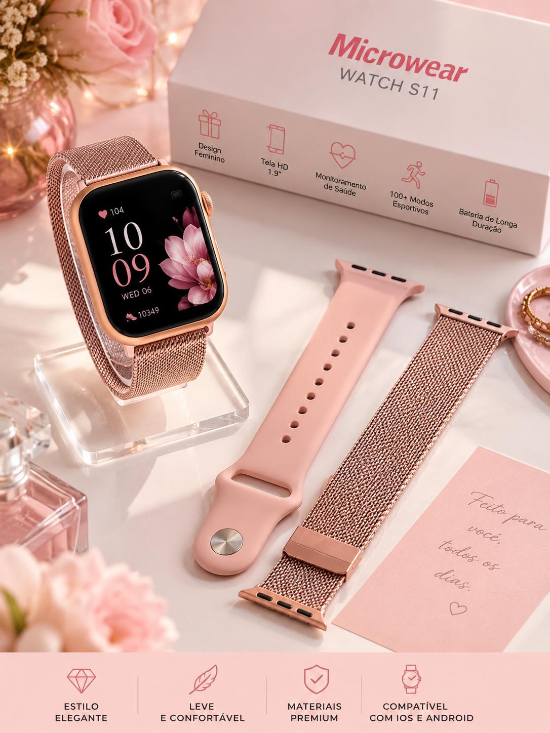 Relógio Smartwatch S11 Microwear