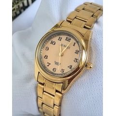 Relógio Newrex Feminino Dourado W1694lV2