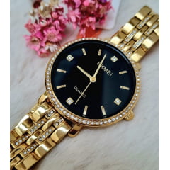 Relógio Feminino Dourado SKMEI 2006P