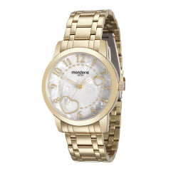 Relógio Mondaine Feminino Dourado 99125LPMVDE1