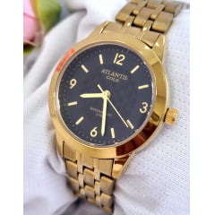 Relógio Banhado a Ouro Atlantis W2001