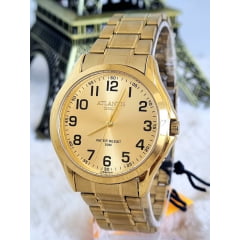 Relógio Banhado a Ouro Atlantis Gold G3248