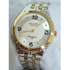 Relógio Banhado a Ouro Atlantis Gold W3171M