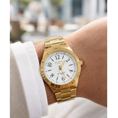 Relógio Masculino Dourado A3128DN
