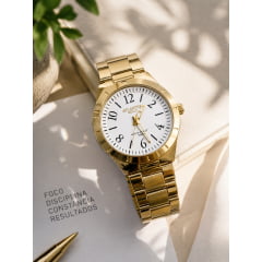Relógio Masculino Dourado A3128DN