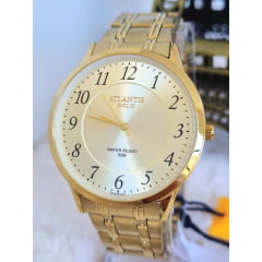 Relógio Atlantis Dourado A3043N