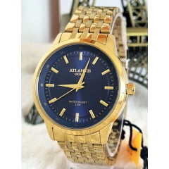 Relógio Atlantis Dourado A8048A