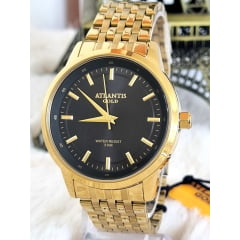 Relógio Atlantis Dourado A8048P