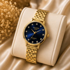 Relógio Atlantis Dourado Feminino B2006DA