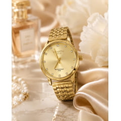 Relógio Atlantis Dourado Feminino B2006DC