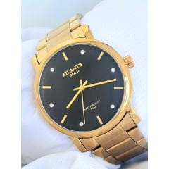 Relógio Atlantis Dourado  Feminino G2004P
