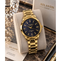 Relógio Atlantis Dourado Feminino G33942