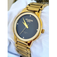 Relógio Atlantis Dourado G3074