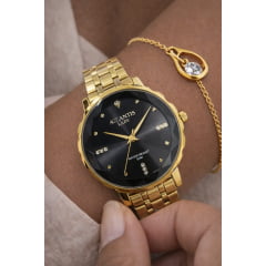 Relógio Atlantis Dourado G7010P