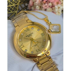 Relógio Atlantis Dourado G7014D