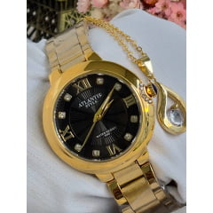 Relógio Atlantis Dourado G7014P