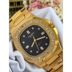 Relógio Atlantis Dourado G7015