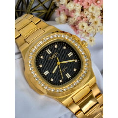 Relógio Atlantis Dourado G7015