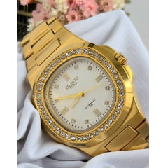 Relógio Atlantis Dourado G7015B