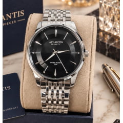 Relógio Atlantis Dourado G8082prata