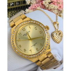 Relógio Atlantis Dourado G9009DS