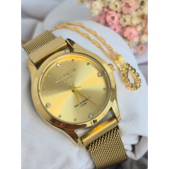 Relógio Atlantis Dourado W8001D