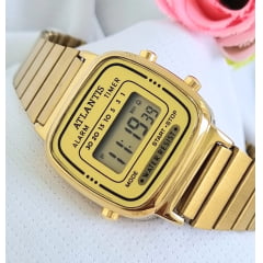 Relógio Atlantis Dourado W8058IXD