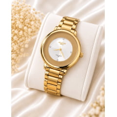 Relógio Atlantis Feminino Dourado G3504DP Relógio Atlantis Feminino Dourado G3504DP